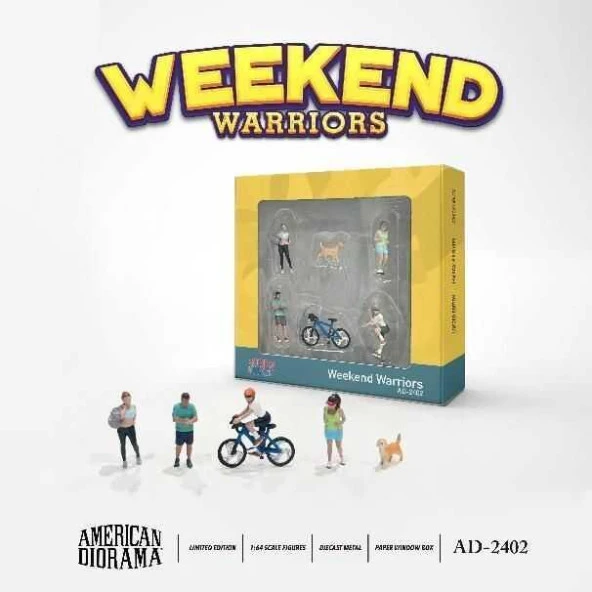 Mini GT American Diorama 1/64 Figure Set: Weekend Warriors AD-2402