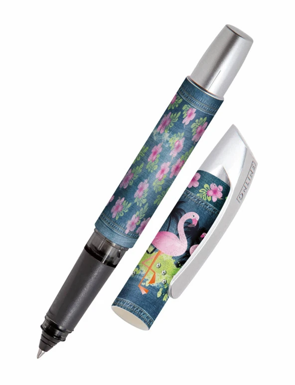 Online Campus Denim Flamingo Roller Kalem 61166