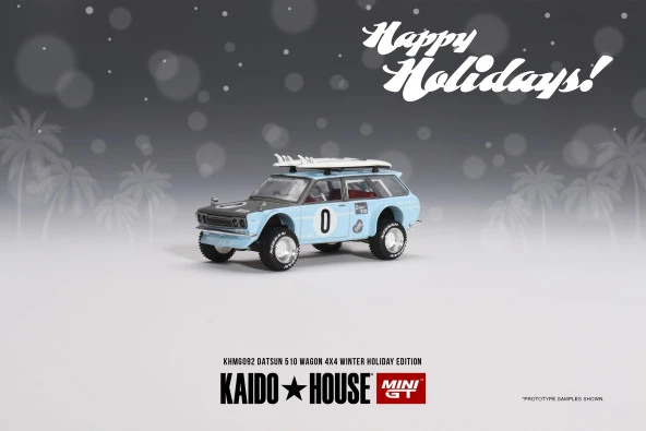 Mini GT Kaido House 510 Wagon 4x4 Winter Holiday Edition 092