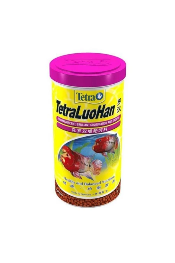 Tetra Luohan Flower Horn Balık Yemi 1 Lt