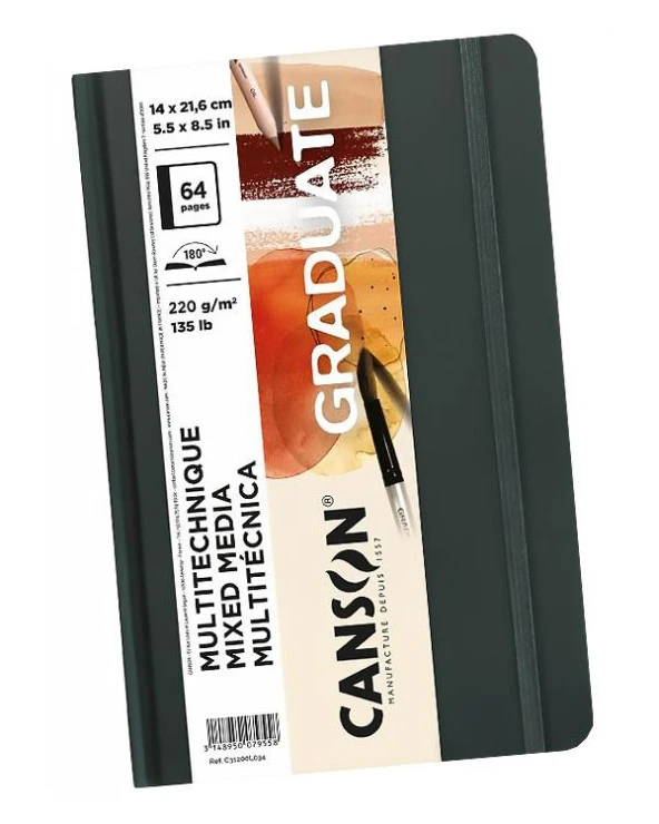 Canson Mixed Media Çizim Defteri 64 Sayfa C31200L034