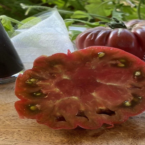 Mor Calabash Domates Tohumu(15 tohum) ürün görseli