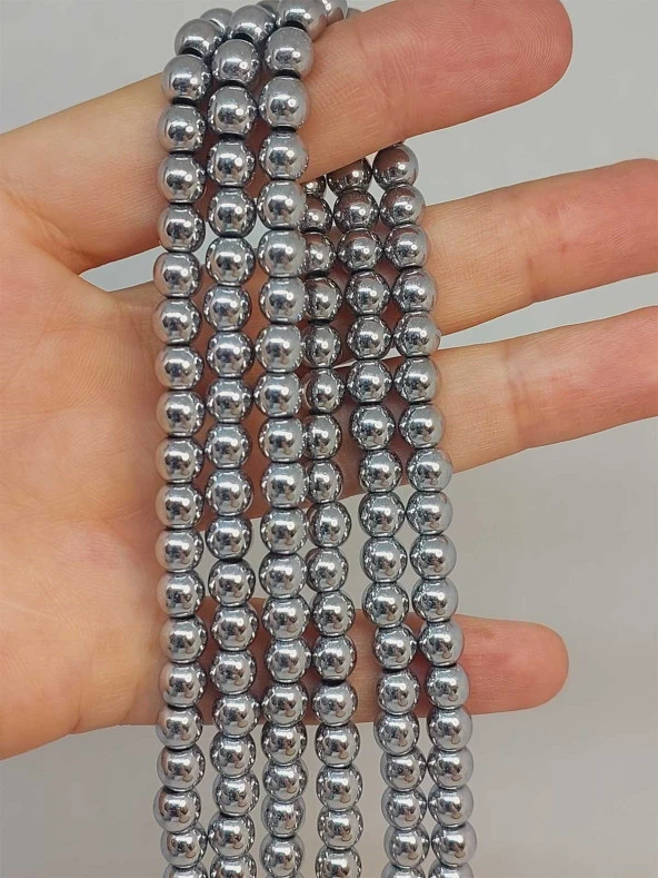 Hematit Taşı Dizi 6mm (48124)