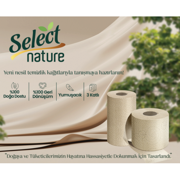 Select Nature Doğal ve Organik Tuvalet Kağıdı 32'li - 4