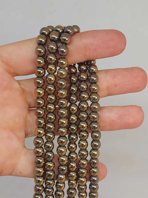 Hematit Taşı Dizi 6mm (48128) ürün görseli