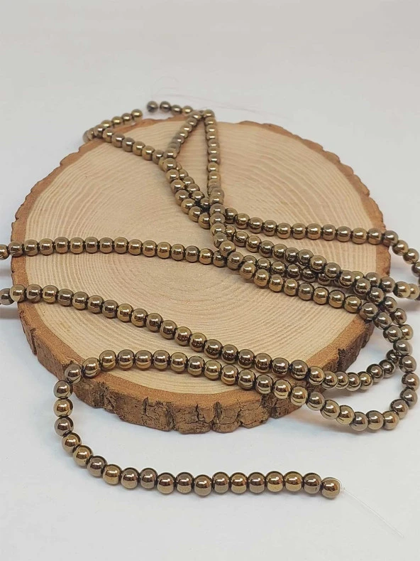 Hematit Taşı Dizi 6mm (48128) - Resim 3