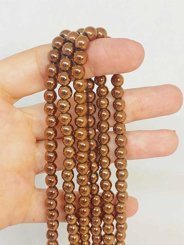 Hematit Taşı Dizi 6mm (48130) ürün görseli 1