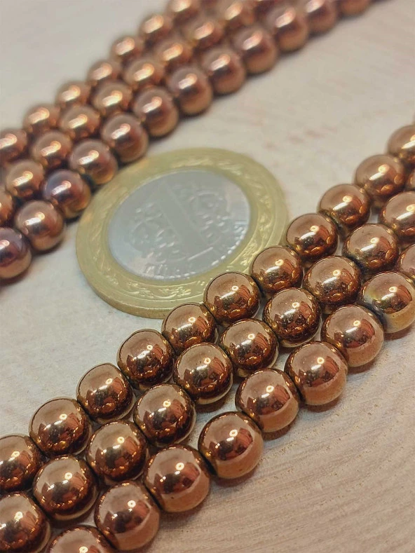 Hematit Taşı Dizi 6mm (48130) - Resim 2