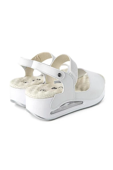 Muya Podium 33227-019 Air-Max Taban Kadın Sandalet Beyaz 36-40 - 4