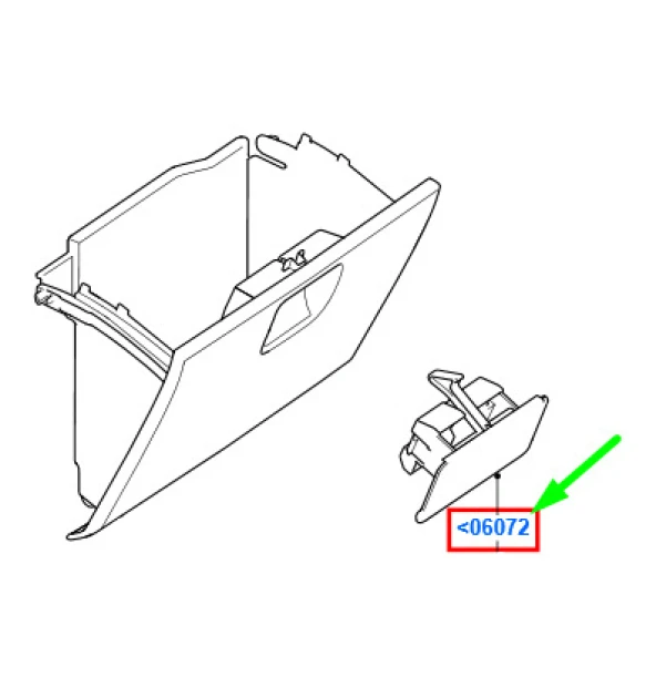 Ford Escort Torpido Açma Kolu - Mandalı 1991-2001 - 5