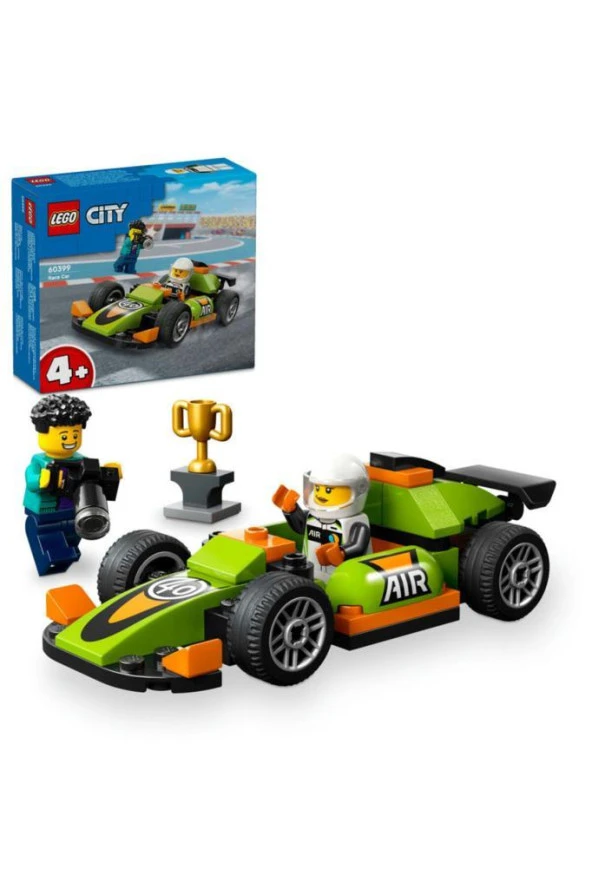 Lego City Yeşil Yarış Arabası 60399,Oyuncak Yarış Aracı İçeren 56 Parça Yapım Seti