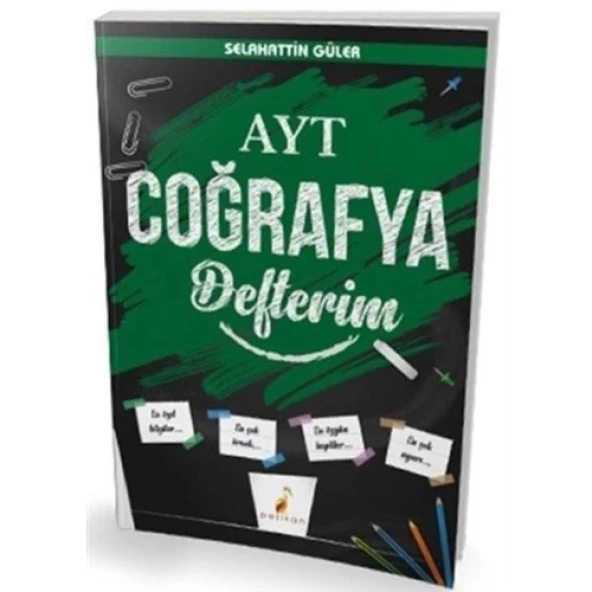 Pelikan 2021 AYT Coğrafya Defterim