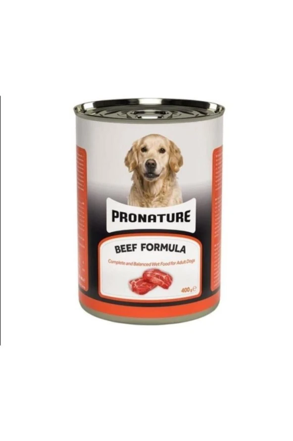 Pronature Sığır Etli Parça Etli Yetişkin Köpek Konservesi 400gr