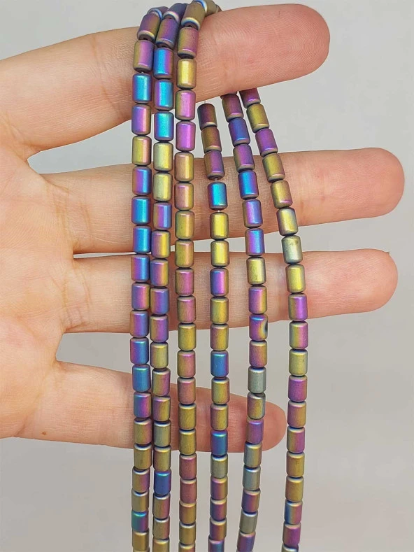 Hematit Taşı Dizi 4*5.5mm (48134) ürün görseli