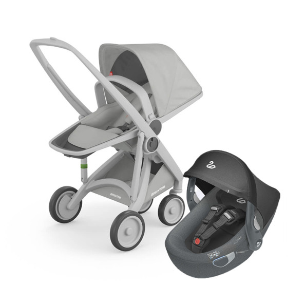 Greentom Reversible Bebek Arabası Albert Lite Oto Koltuğu Travel Set - 4