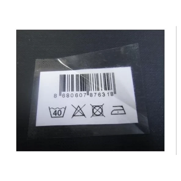 100X100 PVC ŞEFFAF ETİKET 250 Lİ SARIM ürün görseli 1