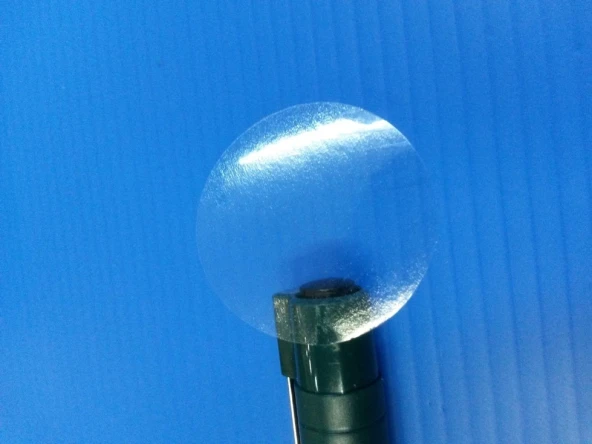 ŞEFFAF YUVARLAK ETİKET 75 MM 500 ADET ürün görseli 1