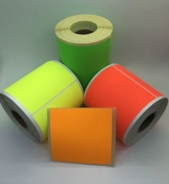NEON ETİKET 100X100 400 ADET