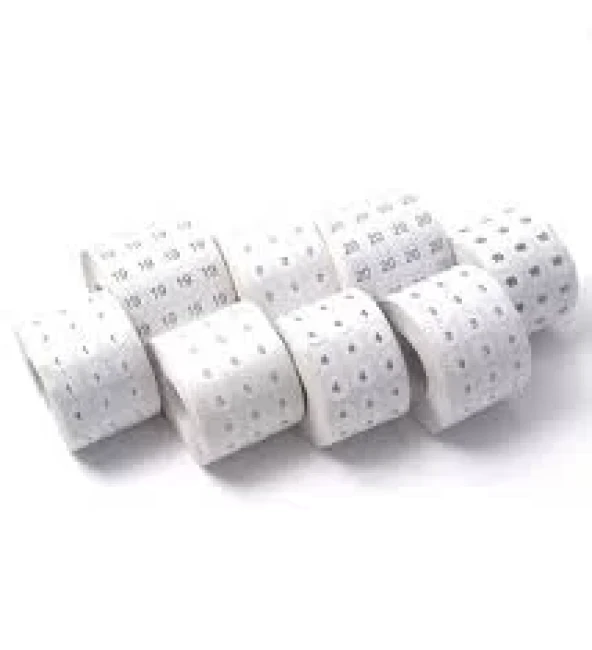 Fdm Numaralı Etiket 3 Numara (1 Rulo 5000 Adet)