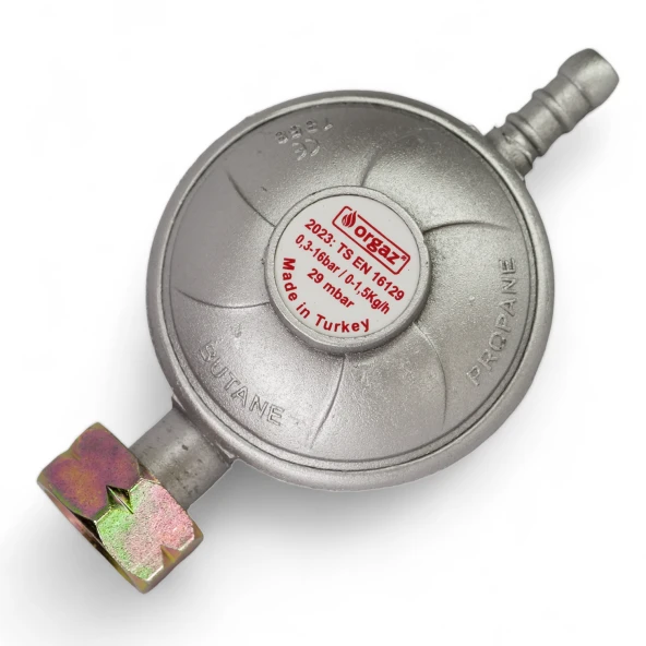 Aletçantam Valfli Sanayi Tüp Gaz Dedantörü Rekorlu Lpg Alçak Basınç Regülatörü Başlığı - 2