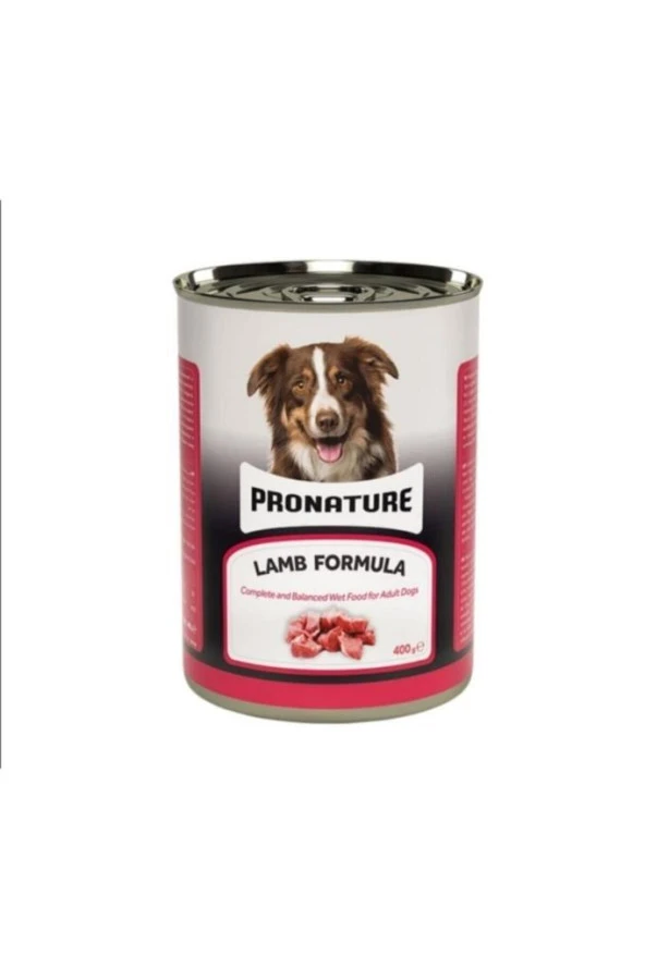 Pronature Kuzu Etli Parça Etli Yetişkin Köpek Konservesi 400gr