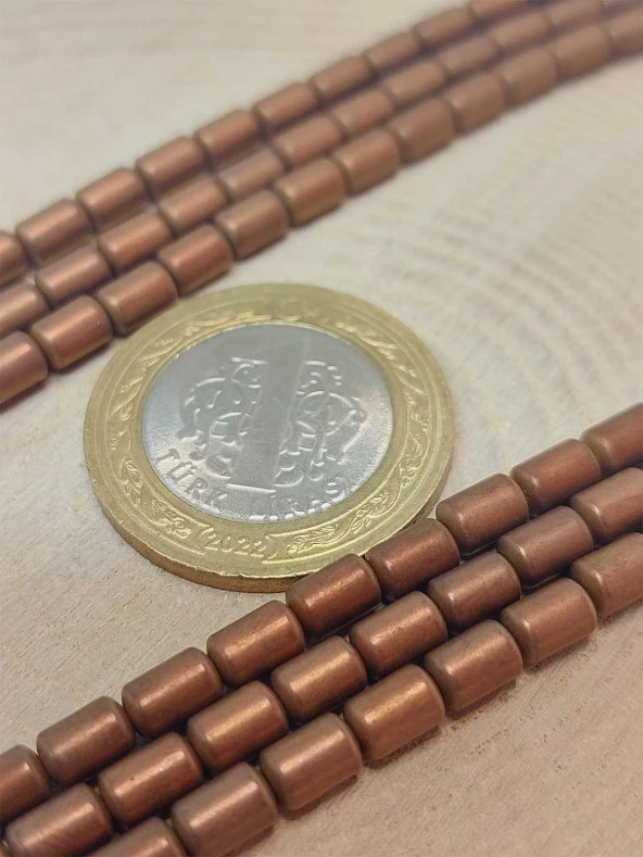 Hematit Taşı Dizi 4*5.5mm (48142) - Resim 2