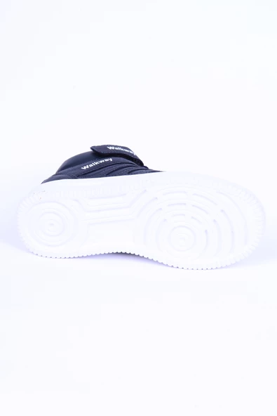 Walkway Mely 2334 Deri-Süet Boğazlı Rahat Taban Lacivert Günlük Unisex Çocuk Spor Ayakkabı - 4