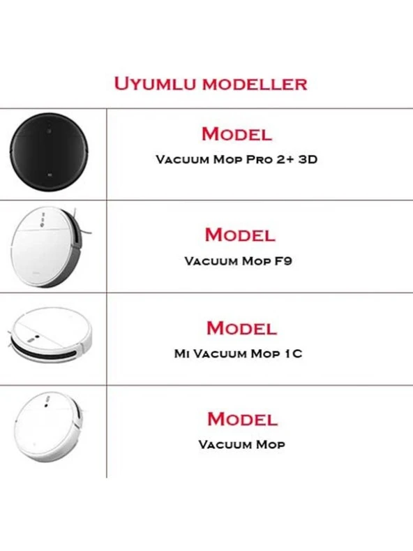 Xiaomi Vacuum S10+ (Model Kodu:B105) Uyumlu 2 Adet Hepa Filtre - Resim 2