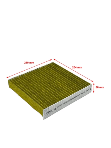 Land Rover Discovery V 2017 ve Sonrası Karbonlu Polen Filtresi - Resim 2