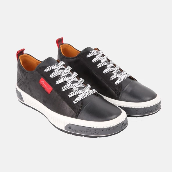 MARCOMEN 15076 KALIN TABAN DERİ ERKEK SNEAKERS AYAKKABI - 3