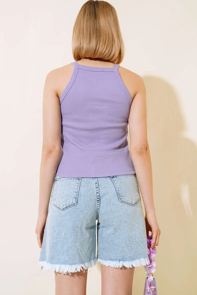 Kaşkorse Askılı Body Lila - Resim 3