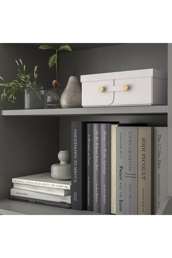 Spınnrock Bölmeli Kutu, Beyaz, 32x25x10 Cm Düzenleyici - Resim 4