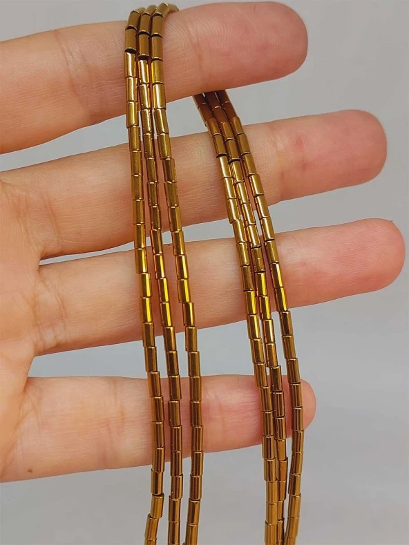 Hematit Taşı Dizi 2*4mm (48150) ürün görseli