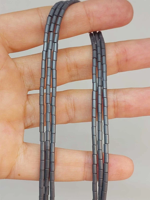 Hematit Taşı Dizi 2*4mm (48152) ürün görseli