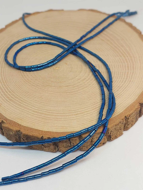 Hematit Taşı Dizi 2*4mm (48154) - Resim 3