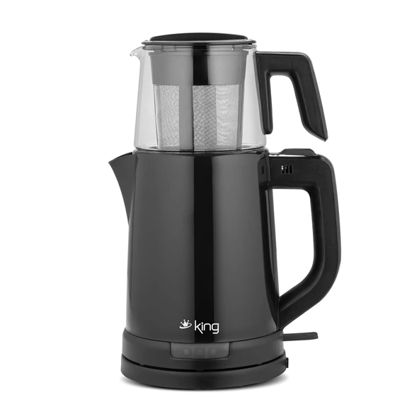 KİNG TEA PRO KCM332 PLASTİK ÇAY MAKİNESİ SİYAH