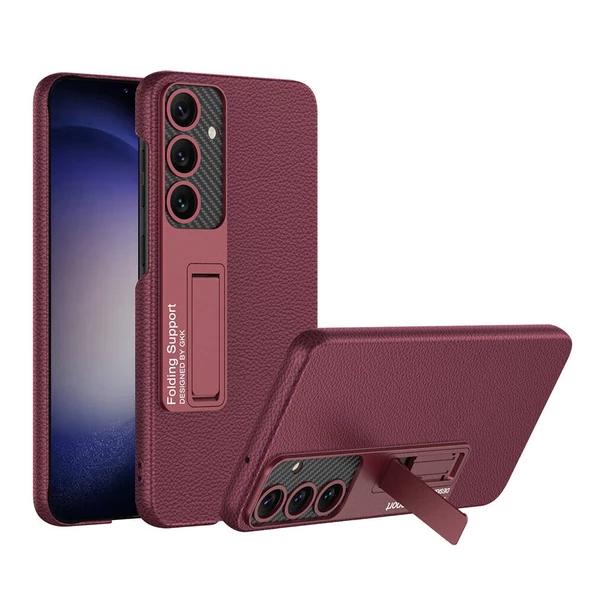 Galaxy S24 Plus Kılıf Kıpta Standlı Kılıf - 4