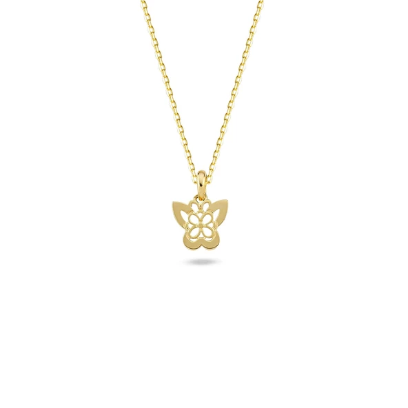 14 Ayar Altın Kelebek Kolye 1,8 gr