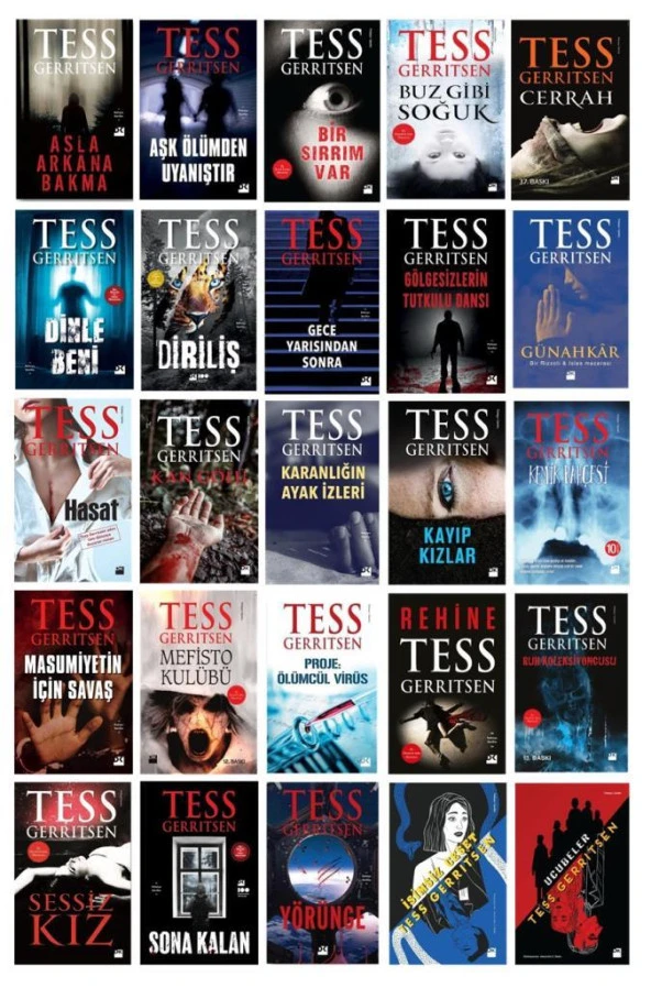 Tess Gerritsen Seti 25 Kitap