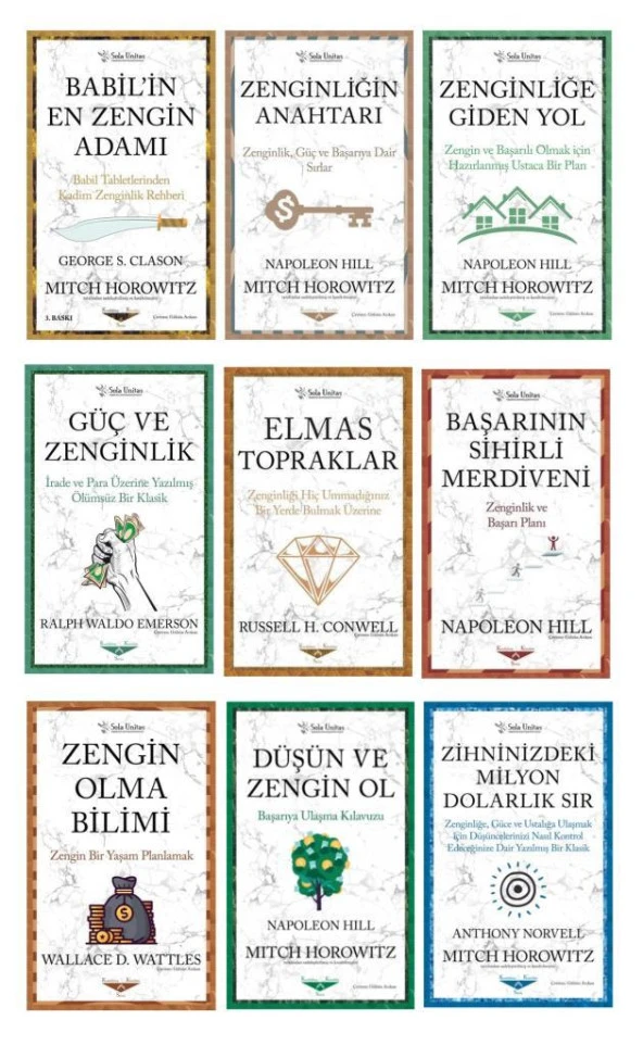 Düşün ve Zengin Ol Seti 9 Kitap