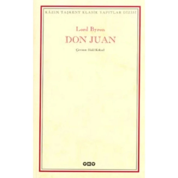 Don Juan (Ciltli)