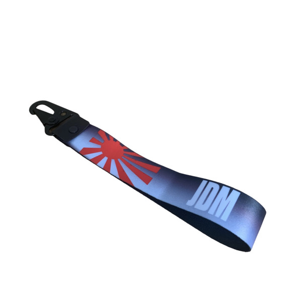 JDM YAZILI NAYLON KUMAŞ ANAHTARLIK ürün görseli