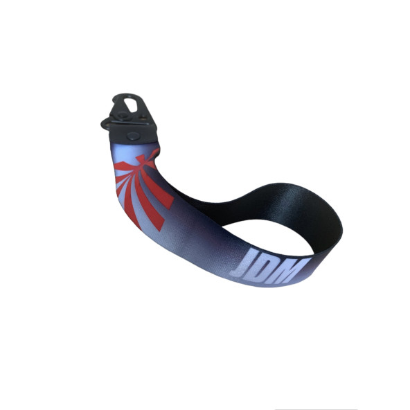 JDM YAZILI NAYLON KUMAŞ ANAHTARLIK - Resim 2