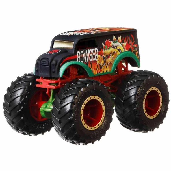 Hot Wheels Monster Trucks Gösteri Dünyası SUPER MARIO Arabalar BOWSER Hotwheels Monster Truck Araçlar