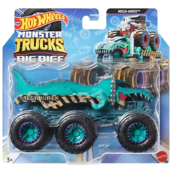 Monster Trucks 1:64 Çekici Arabalar MEGA-WREX HWN86 - HWN87 - 2