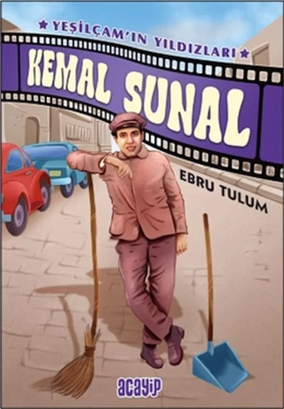 Yeşilçamın Yıldızları 3 Kitap Kemal Sunal Cüneyt Arkın Adile Naşit Acayip Kitaplar Ebru Tulum - 3