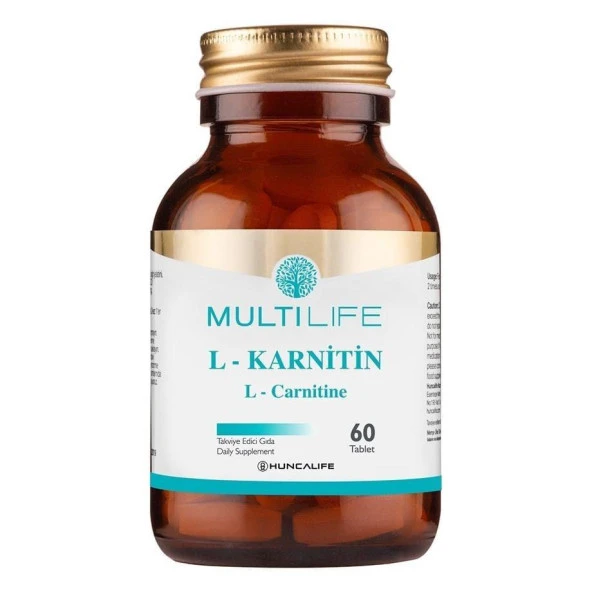 Multilife CLA L-CARNITIN Soft Gel Takviye Edici Gıda 60 Tablet - Bitkisel Ürün