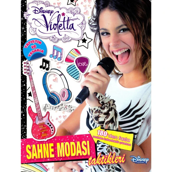 Disney Violetta: Sahne Modası Taktikleri Çıkartmalı Aktivite Kitabı Faaliyet Kitabı
