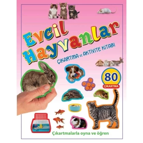 Evcil Hayvanlar - Çıkartma ve Aktivite Kitabı