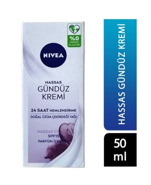 Nivea Yüz Bakım Soothing 24H Nemlendirici Hassas Gündüz Kremi Spf15 50 Ml - 2
